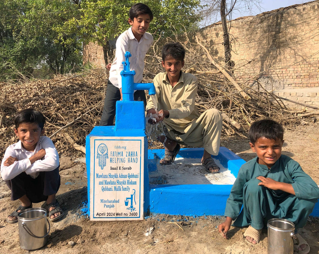 Punjab, Pakistan – Mawlana Shaykh Adnan Qabbani and Mawlana Shaykh Hisham Qabbani. Mailk Family – FZHH Water Well# 3600