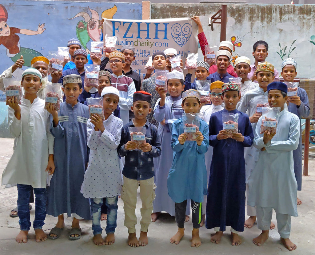 Hyderabad, India - Participating in Holy Qurbani Program & Mobile Food Rescue Program by Processing, Packaging & Distributing Holy Qurbani Meat from 13 Holy Qurbans to Madrasa Students, Homeless & Less Privileged Families