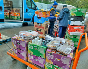 Vancouver, Canada - Participating in Mobile Food Rescue Program by Rescuing 3000+ lbs. of Essential Foods & Groceries for Local Community's Hunger Needs
