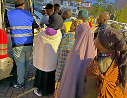 Nairobi, Kenya - Participating in Holy Qurbani Program & Mobile Food Rescue Program by Processing, Packaging & Distributing Over 123+ lbs. of Holy Qurbani Meat from 7+ Holy Qurbans to Local Community's 60+ Less Privileged People