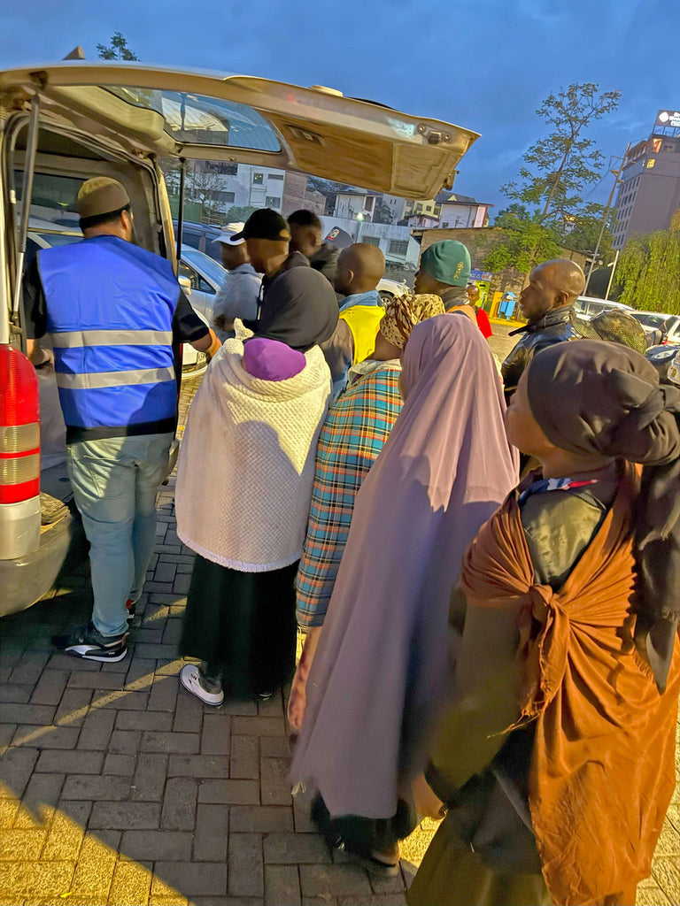 Nairobi, Kenya - Participating in Holy Qurbani Program & Mobile Food Rescue Program by Processing, Packaging & Distributing Over 123+ lbs. of Holy Qurbani Meat from 7+ Holy Qurbans to Local Community's 60+ Less Privileged People