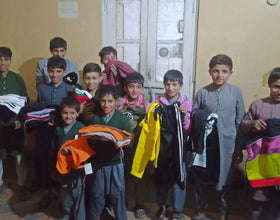 Lahore, Pakistan - Participating in Orphan Support Program by Distributing Brand New Warm Winter Clothes & Goodie Bags to 150+ Beloved Orphans at Local Community's Orphanage