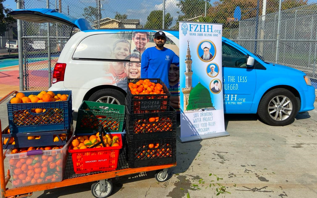 Los Angeles, California - Participating in Mobile Food Rescue Program by Rescuing & Distributing Fresh Fruits, Vegetables & 70+ Boxes of Children's Breakfast Cereals to Local Community's Breadline Serving Less Privileged Families