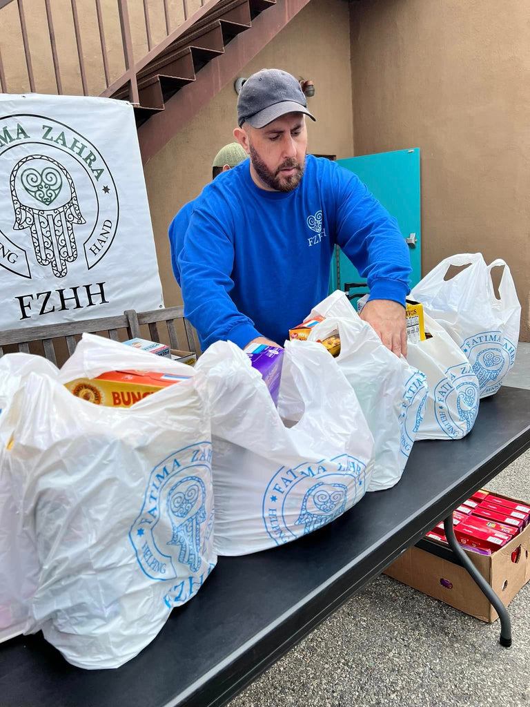 Los Angeles, California - Honoring the Holy Day of Arba’een (40th Day of Martyrdom of Holy Family of Prophet Muhammad ﷺ in Karbala) by Distributing Prepared Meals & Essential Groceries to Local Community's Less Privileged People