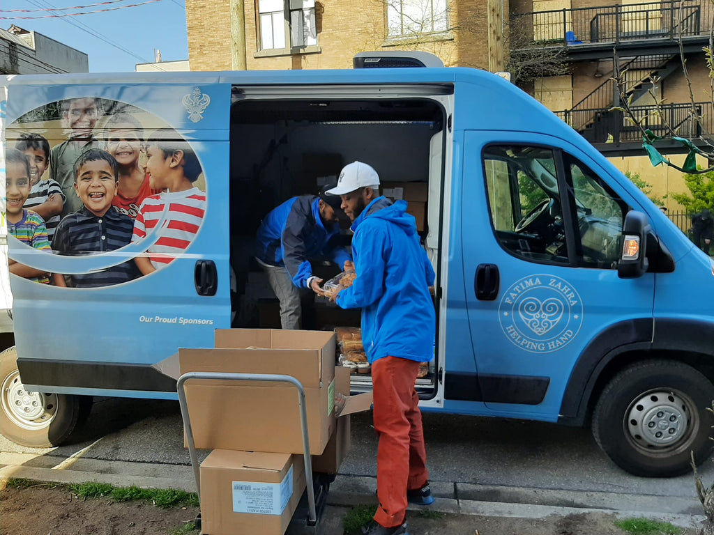 Vancouver, Canada - Participating in Mobile Food Rescue Program by Rescuing & Distributing Essential Groceries & Fresh Dairy to Local Community's Less Privileged People at Low-Income Family Residences & Several City Homeless Shelters