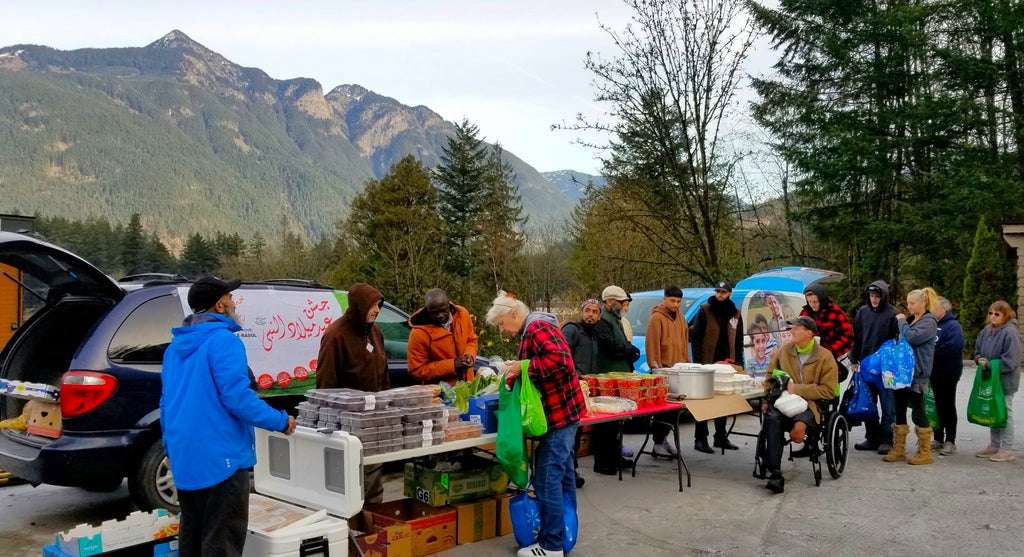 Vancouver, Canada - Participating in Mobile Food Rescue Program by Rescuing & Distributing Hot Meals, Fresh Meats, Fresh Produce & Fresh Bakery Items to Local Community's Less Privileged Families