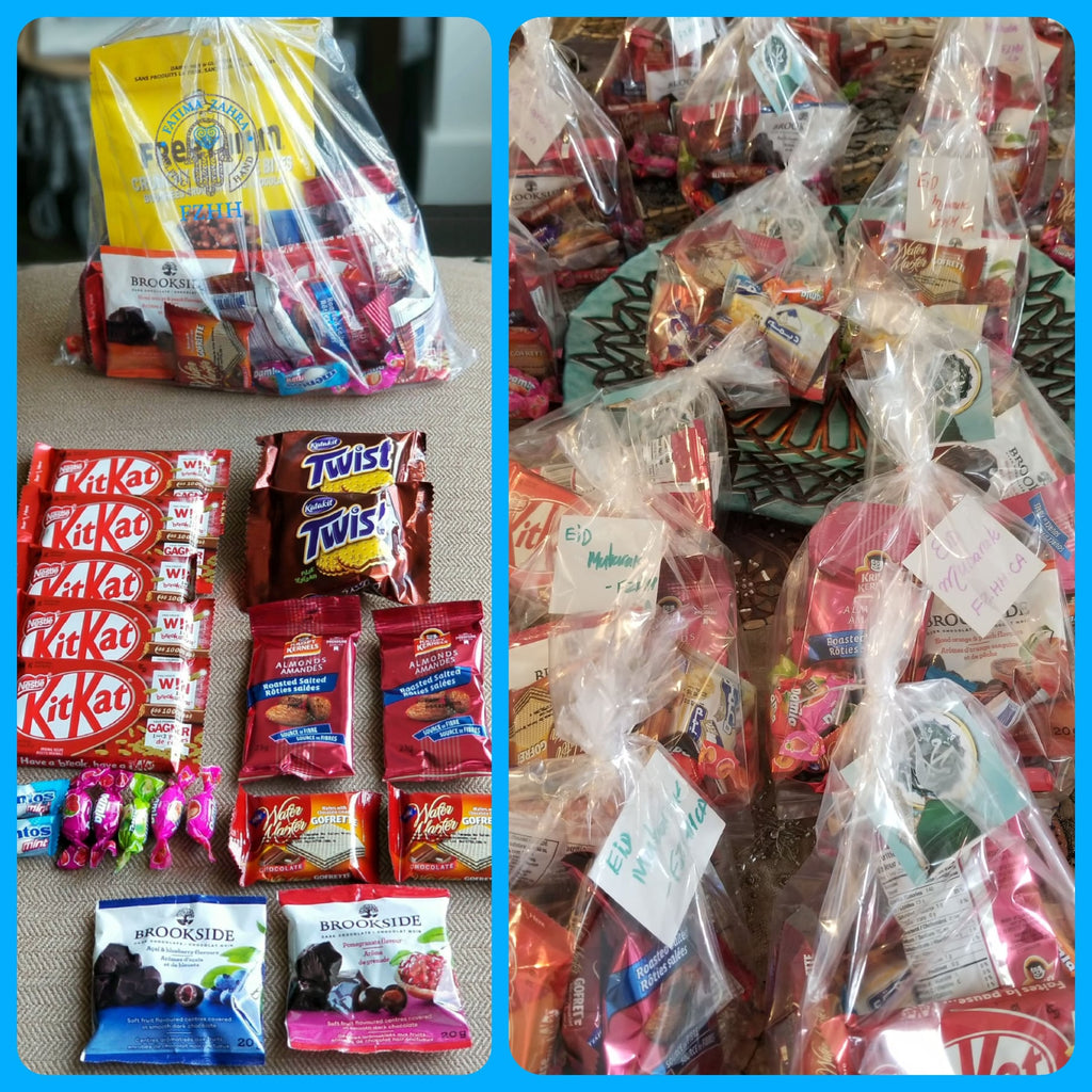 Preparing 200+ Eid Hampers & BestBuy Gift Cards for Refugee Families & Children - CAN