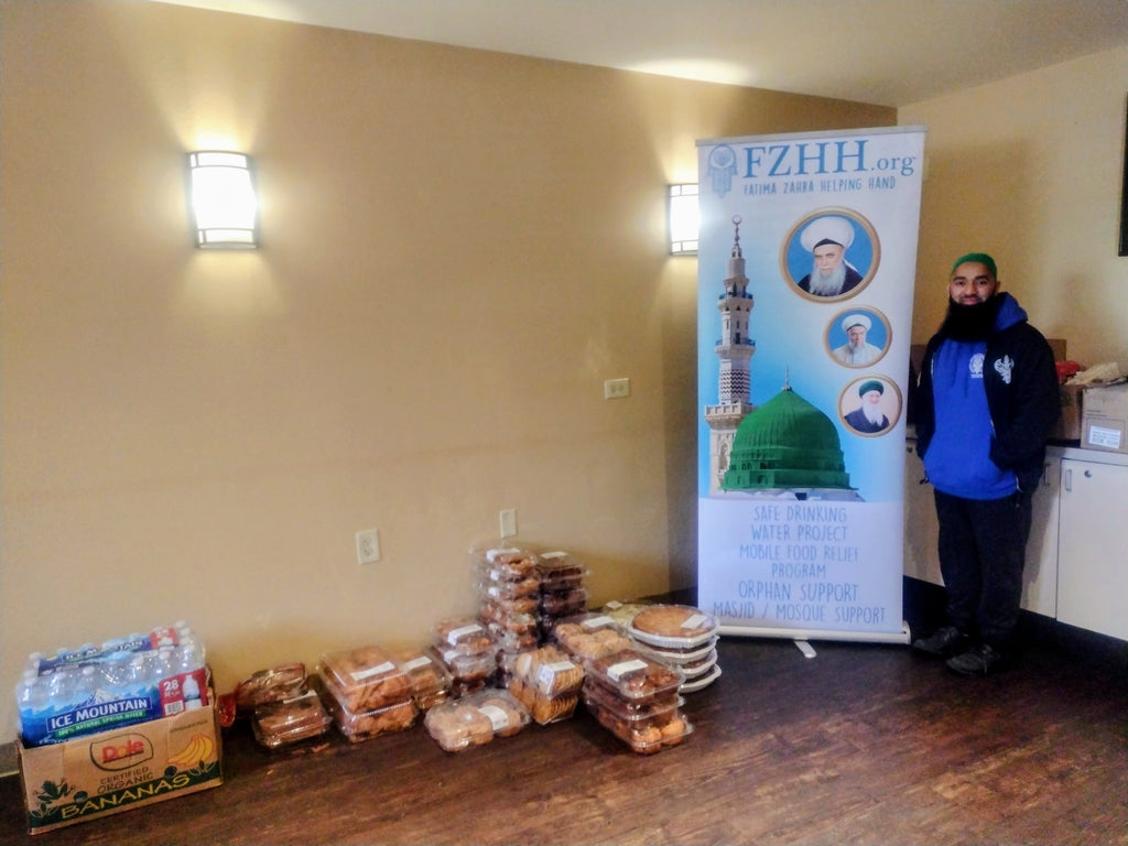 Honoring Shahadat/Martyrdom of Sayyidina Imam Jafar as Sadiq (AS) by Distributing Bakery Items & Drinking Water Bottles to Community's Homeless Shelter – CHI