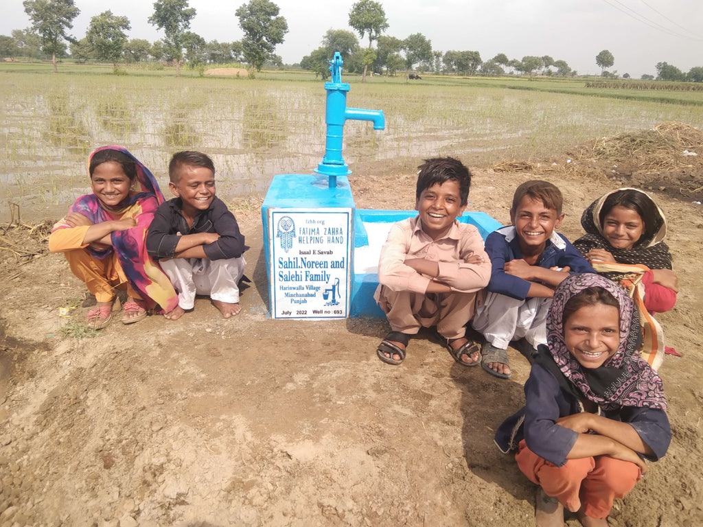 Punjab, Pakistan – Sahil, Noreen and Salehi Family – FZHH Water Well# 693