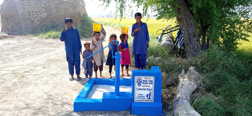 Punjab, Pakistan – Catherine Paget – FZHH Water Well# 934
