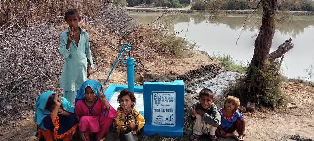 Sindh, Pakistan – Faizan and Family – FZHH Water Well# 966