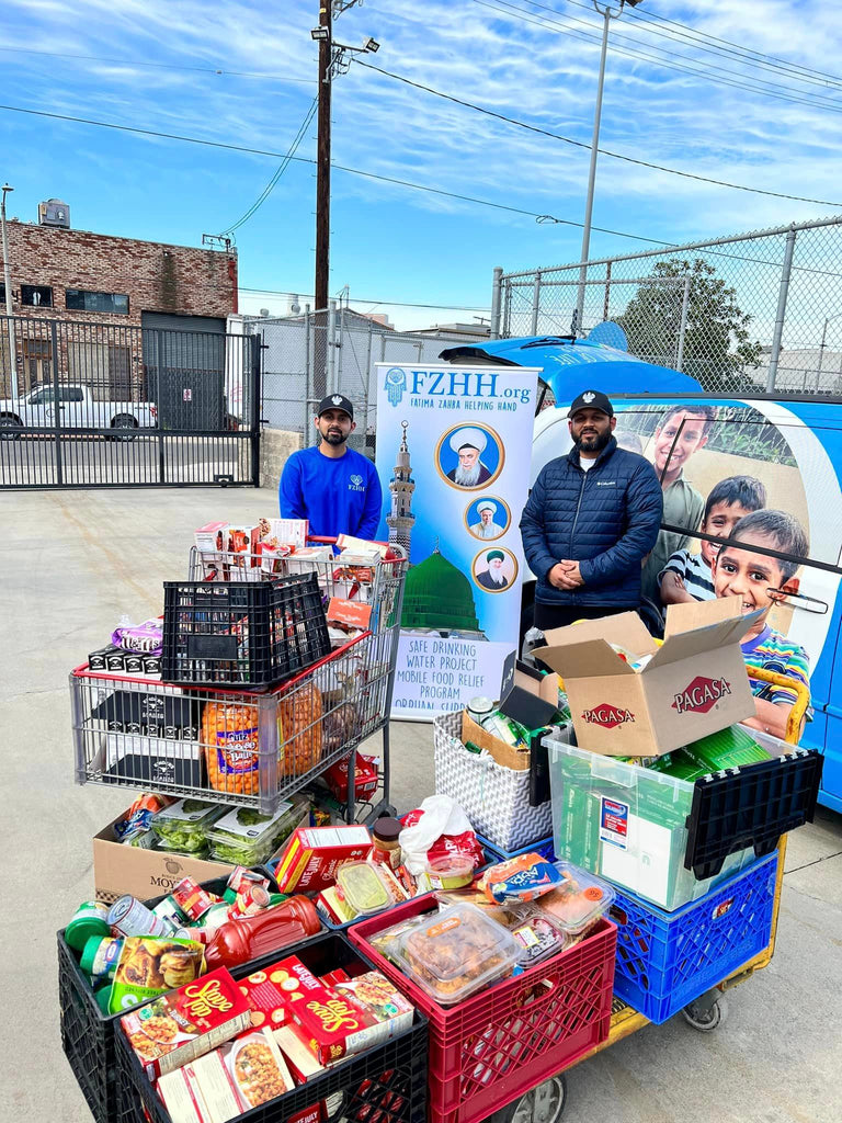 Los Angeles, California - Participating in Mobile Food Rescue Program by Rescuing & Distributing 700+ lbs. of Essential Groceries to Local Community's Homeless & Less Privileged People