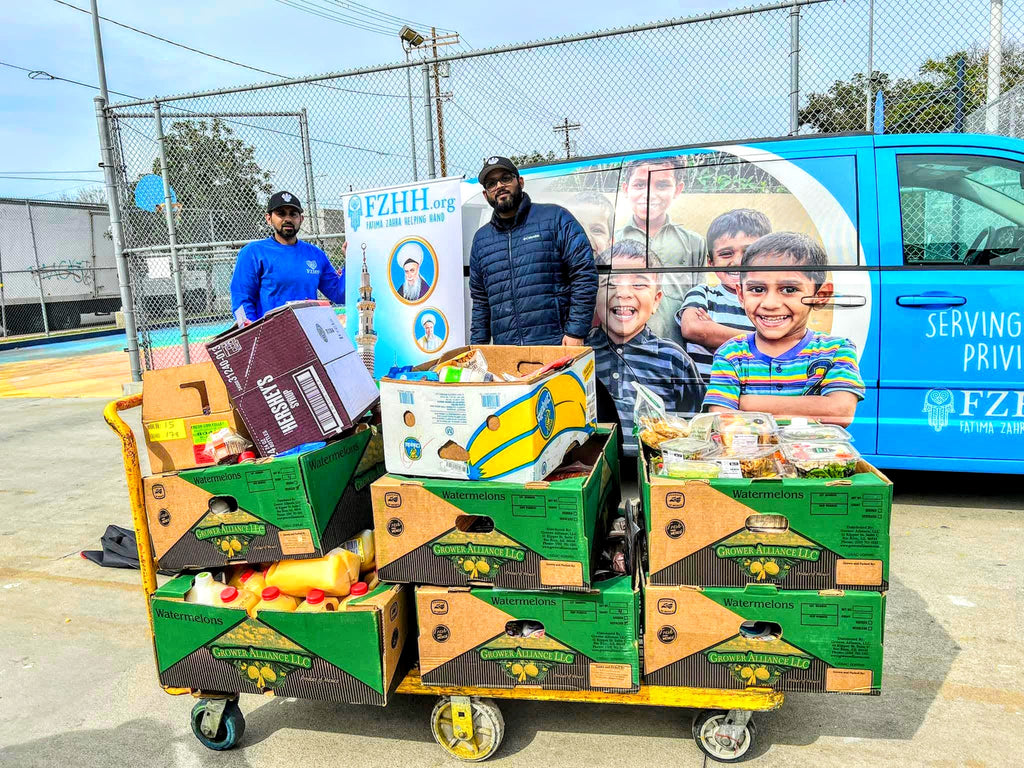 Los Angeles, California - Participating in Mobile Food Rescue Program by Rescuing & Distributing 600+ lbs. of Essential Groceries to Local Community's Homeless & Less Privileged People