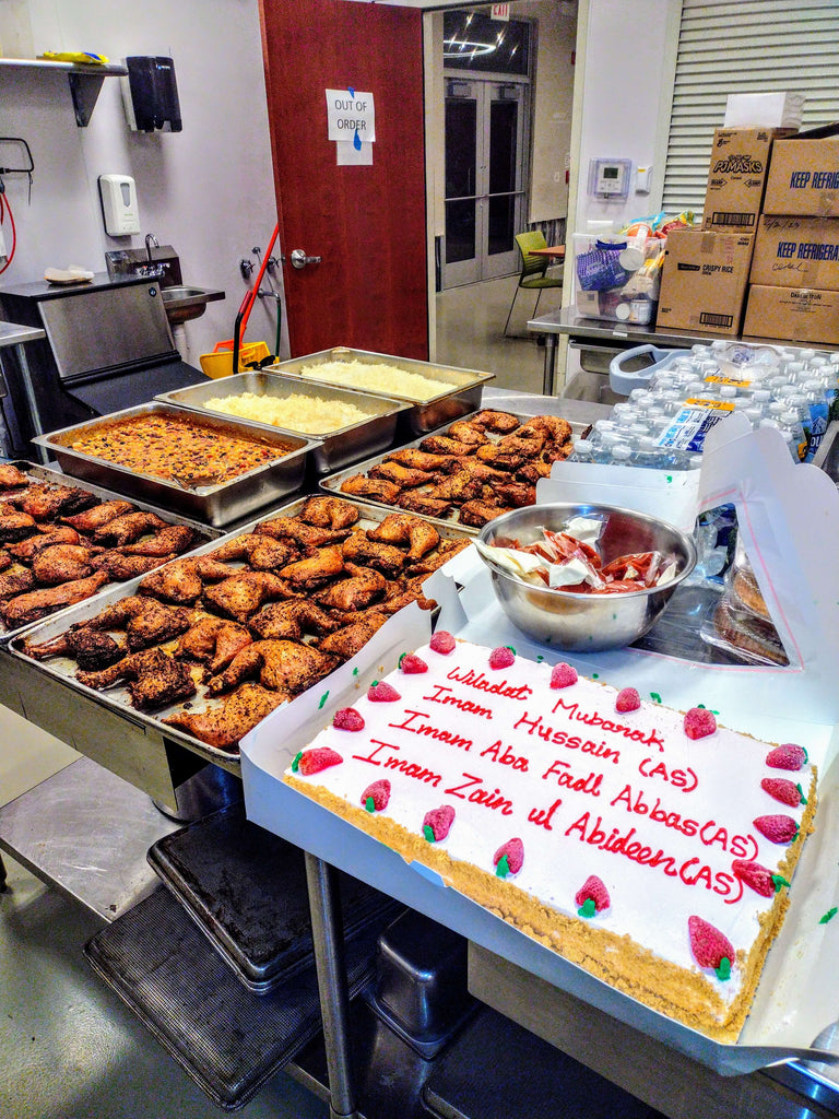 Chicago, Illinois - Participating in Mobile Food Rescue Program by Preparing & Serving 60+ Hot Meals & Blessed Cake at Local Community's Homeless Shelter