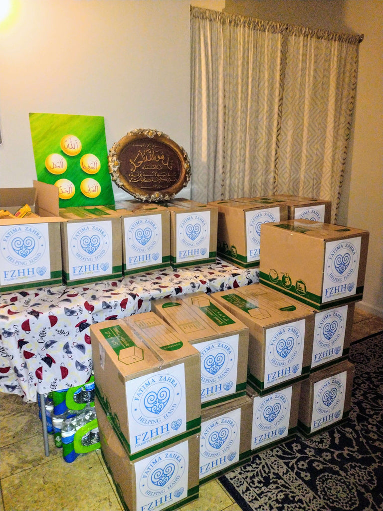 Chicago, Illinois - Participating in Mobile Food Rescue Program by Preparing, Packaging & Distributing Essential Holy Ramadan Grocery Kits to Local Community's Mosque Serving Less Privileged Families