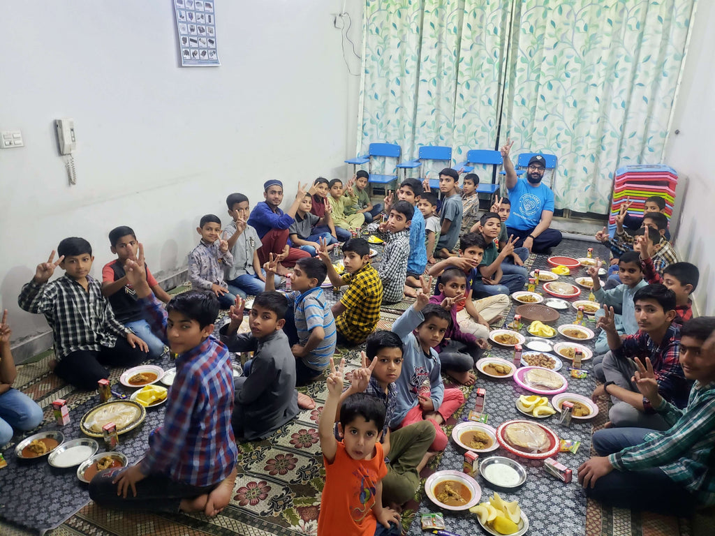 Lahore, Pakistan - Participating in Ramadan Iftar Program & Orphan Support Program by Serving Hot Meals, Cold Drinks & Desserts to Beloved Orphans at Local Community's Orphanage