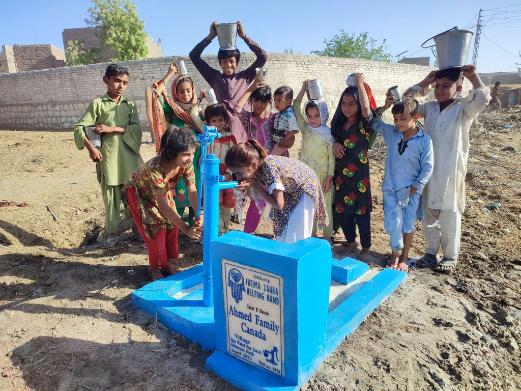 Sindh, Pakistan – Ahmed Family Canada – FZHH Water Well# 1476