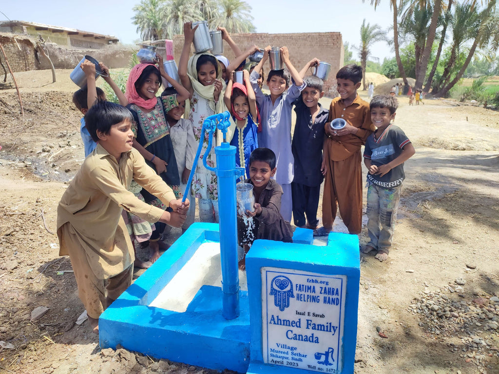 Sindh, Pakistan – Ahmed Family Canada – FZHH Water Well# 1472