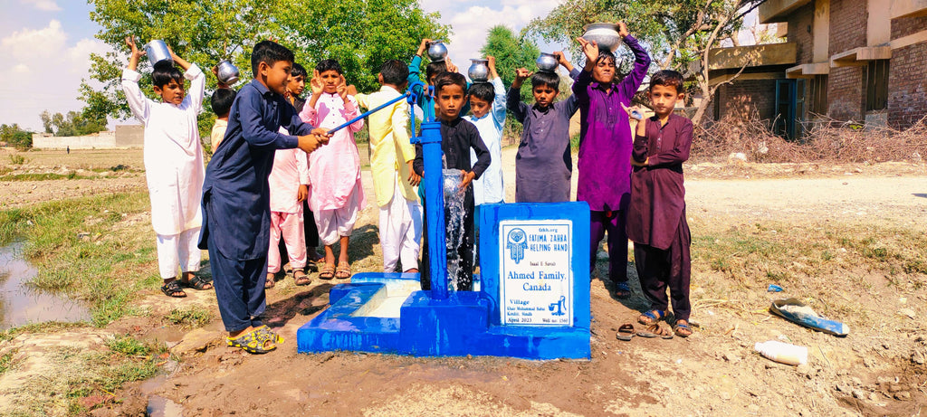 Sindh, Pakistan – Ahmed Family Canada – FZHH Water Well# 1560