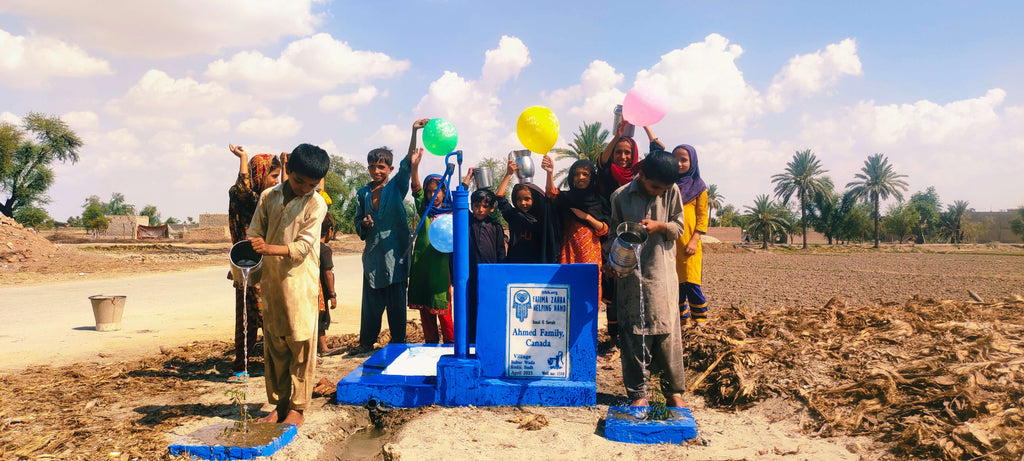 Sindh, Pakistan – Ahmed Family Canada – FZHH Water Well# 1558