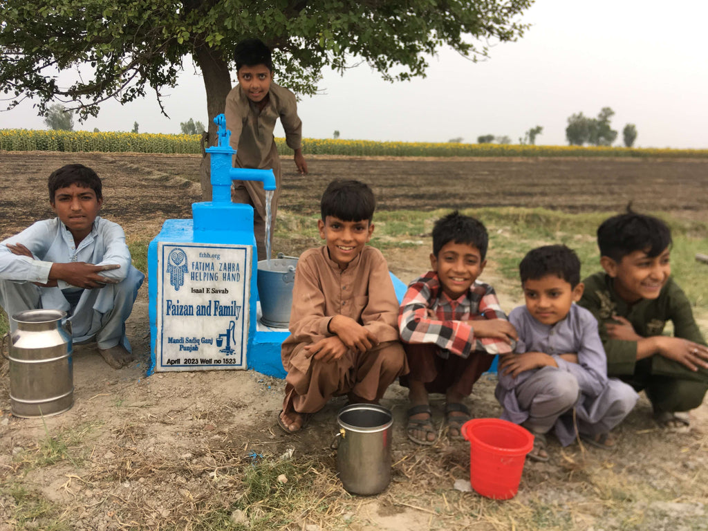 Punjab, Pakistan – Faizan and Family – FZHH Water Well# 1523
