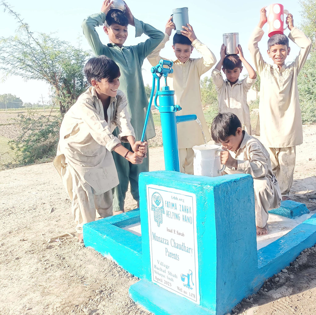 Sindh, Pakistan – Munazza Chaudhary Parents – FZHH Water Well# 1478