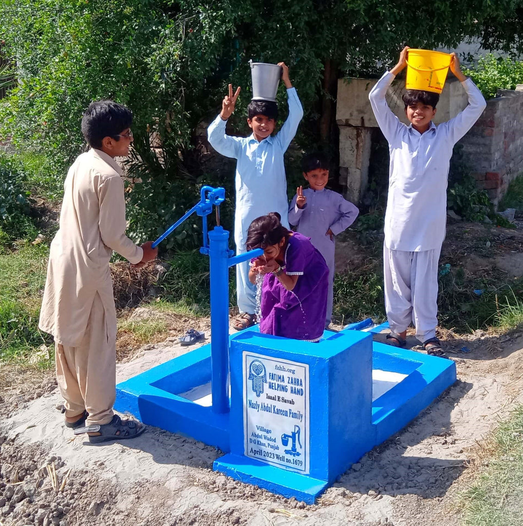 Punjab, Pakistan – Nazly Abdul Kareem Family – FZHH Water Well# 1679