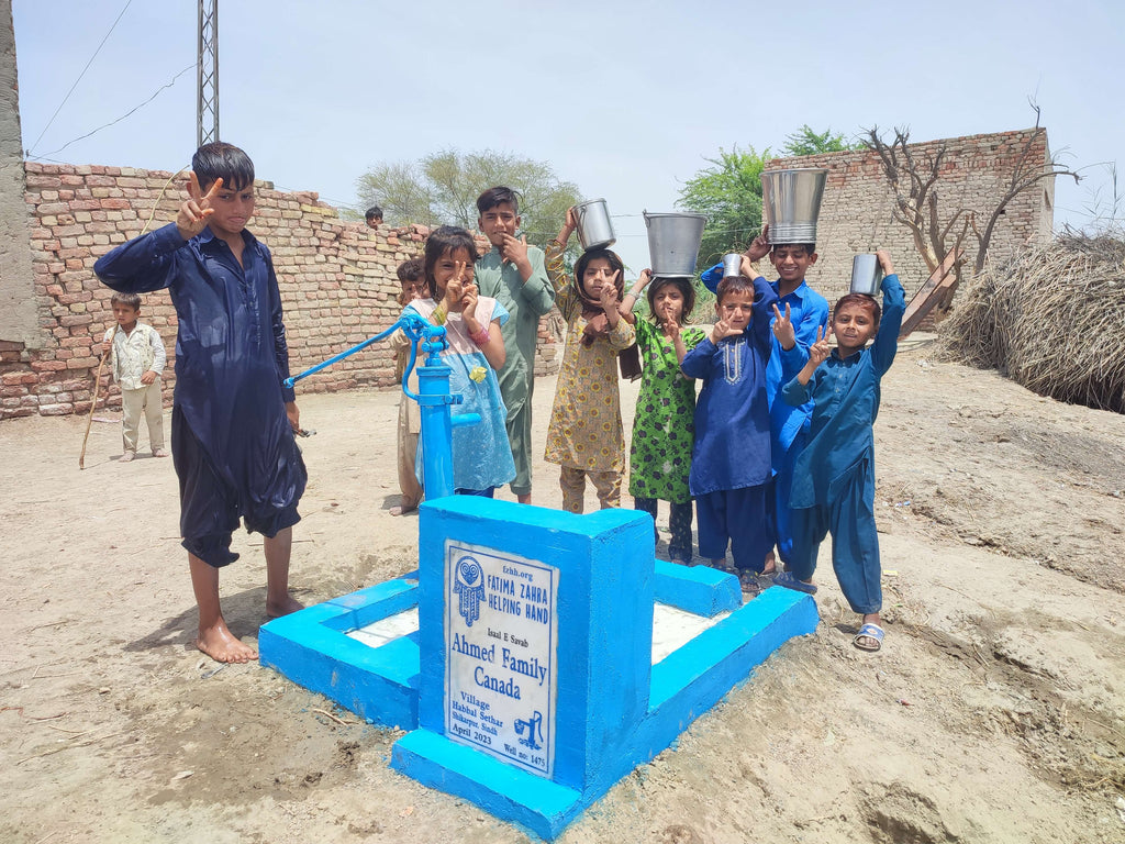 Sindh, Pakistan – Ahmed Family Canada – FZHH Water Well# 1475