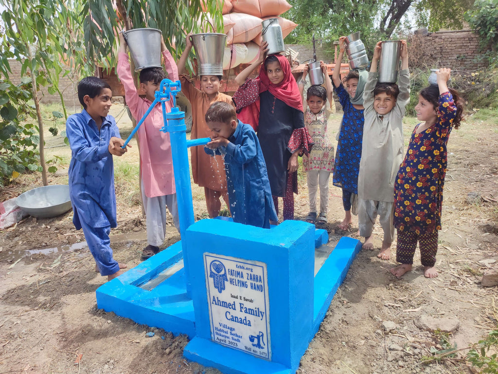 Sindh, Pakistan – Ahmed Family Canada – FZHH Water Well# 1473