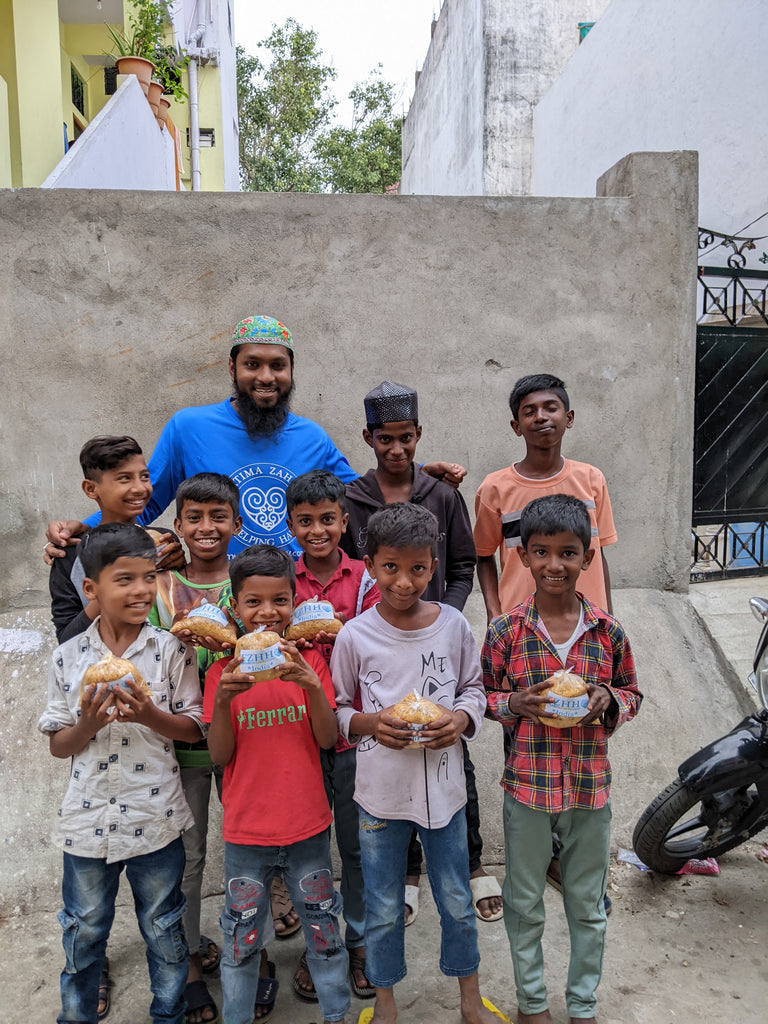 Hyderabad, India - Participating in Mobile Food Rescue Program by Distributing Hot Meals to Local Community's Less Privileged Families, Seniors & Children