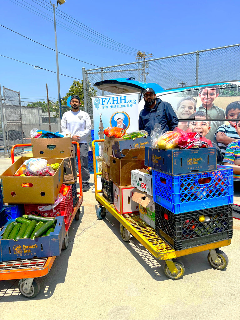 Los Angeles, California - Participating in Mobile Food Rescue Program by Rescuing & Distributing 600+ lbs. of Essential Groceries to Local Community's Homeless & Less Privileged People