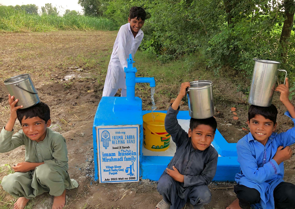 Punjab, Pakistan – Imam Hussein ‎عليه السلام Mirahmadi Family – FZHH Water Well# 2000
