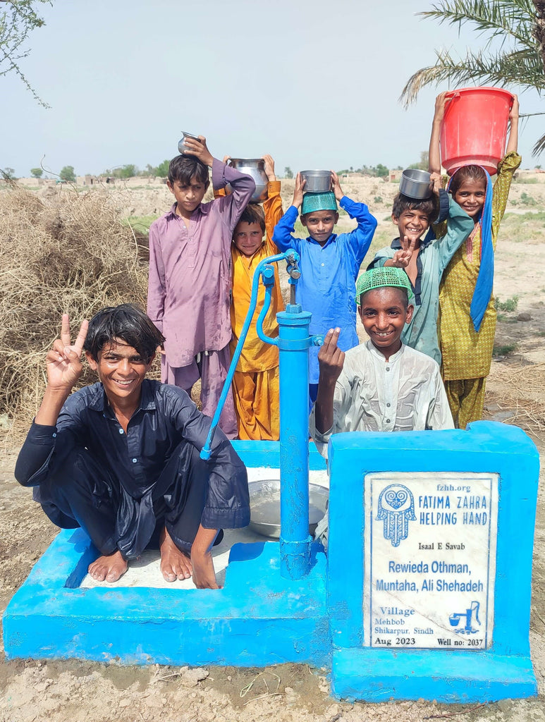 Sindh, Pakistan – Rewieda Othman, Muntaha, Ali Shehadeh – FZHH Water Well# 2037