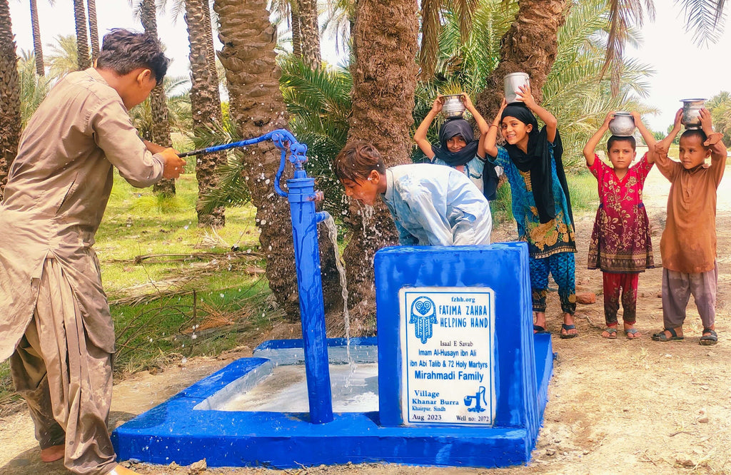 Sindh, Pakistan – Imam Al-Husayn Ibn Ali Ibn Talib & 72 Holy Martyrs Mirahmadi Family – FZHH Water Well# 2072