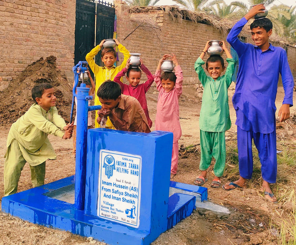Sindh, Pakistan – Imam Hussein AS, From Safiya Sheikh and Iman Sheikh – FZHH Water Well# 2211