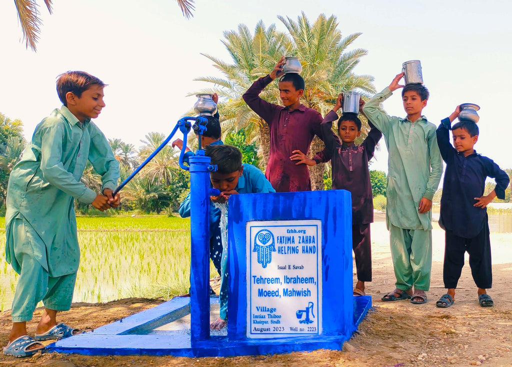 Sindh, Pakistan – Tehreem, Ibraheem, Moed, Mahwish – FZHH Water Well# 2223