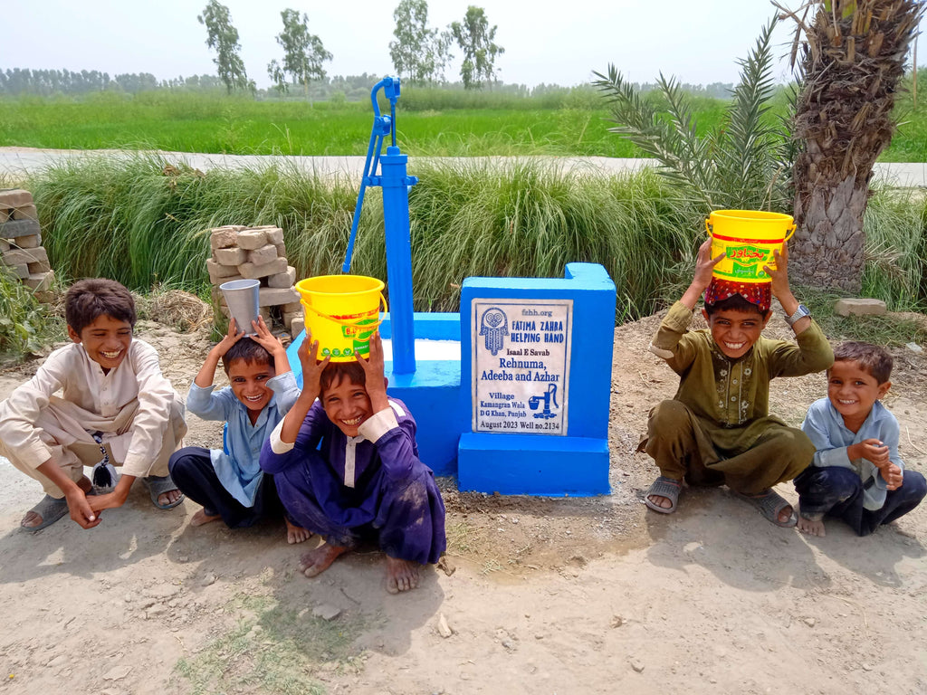 Punjab, Pakistan – Rehnuma, Adeeba and Azhar – FZHH Water Well# 2134