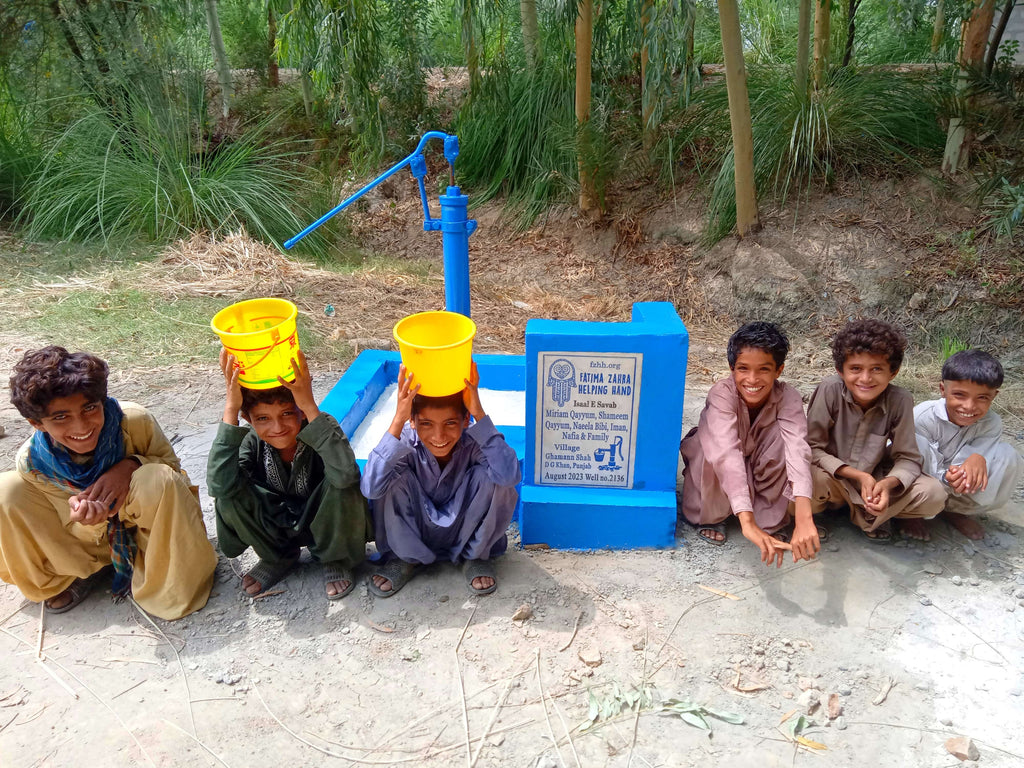 Punjab, Pakistan – Miriam Qayyum Shameem Qayyum Naeela Bibi Imaan Nafia & Family – FZHH Water Well# 2136
