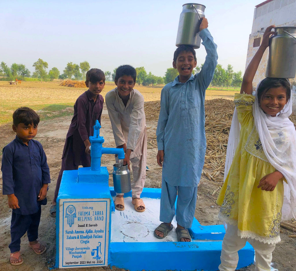 Punjab, Pakistan – Sarah Amena, Ajdin, Ayesha Zahara & Khadijah Fatima Civgin – FZHH Water Well# 2324