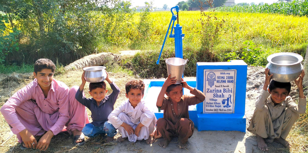 Punjab, Pakistan – Zarina Bibi Shah – FZHH Water Well# 2391