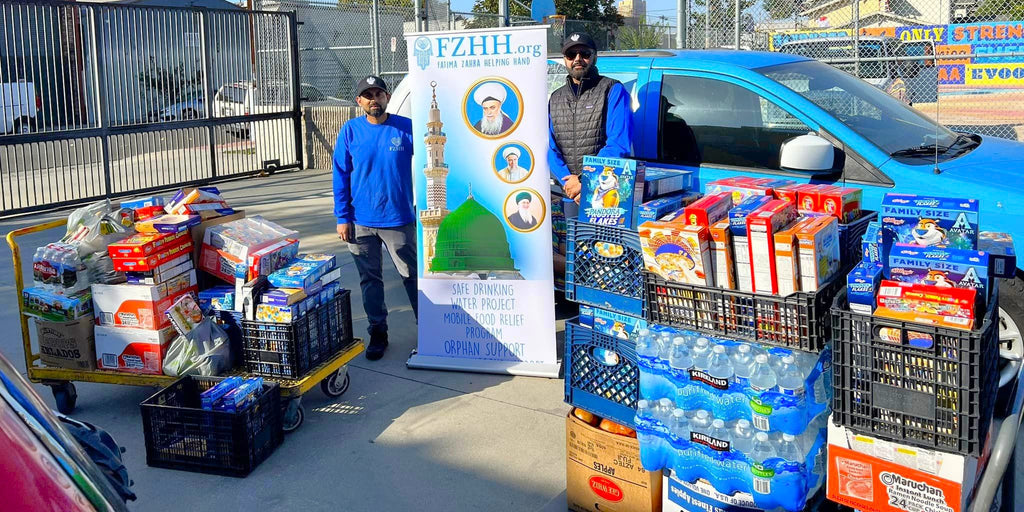 Los Angeles, California - Participating in Mobile Food Rescue Program by Rescuing & Distributing Fresh Deli Meats, Fresh Frozen Meats, Fresh Frozen Pizza & Essential Groceries to Local Community's Breadline Serving Less Privileged Families