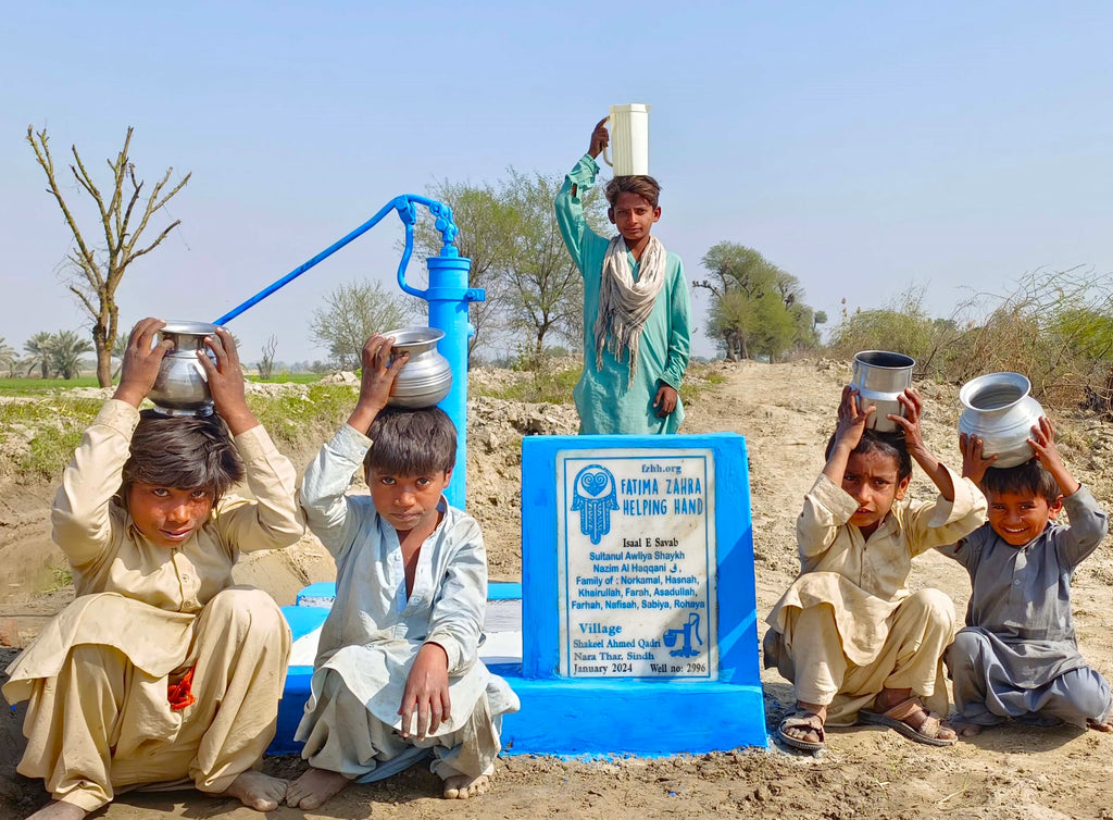 Sindh, Pakistan – Sultanul Awliya Shaykh Nizam Al Haqqani - Family of: Norkamal, Hasnah, Khairullah, Farah, Asadullah, Farhah, Nafisah, Sabiaya, Rohaya – FZHH Water Well# 2996