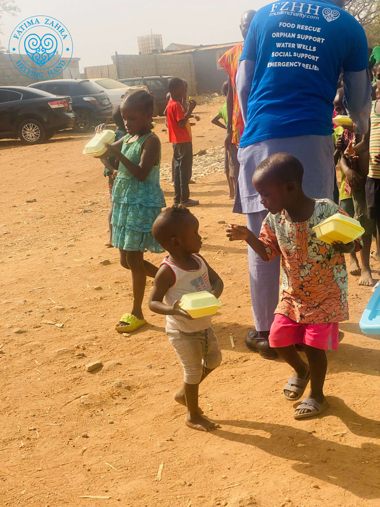 Abuja, Nigeria - Participating in Mobile Food Rescue Program by Distributing 204+ Freshly Prepared Hot Meals to Less Privileged Children, Women & Men