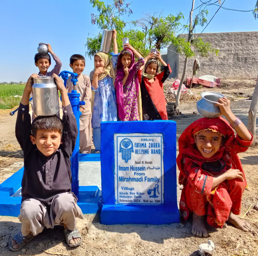 Sindh, Pakistan – Imam Hussain AS From Mirahmadi Family – FZHH Water Well# 3089