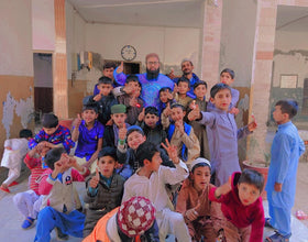Faisalabad, Pakistan - Participating in Orphan Support Program & Mobile Food Rescue Program by Distributing Goodie Bags Filled with Snacks, Juice & Toys to 120+ Beloved Orphans at Local Community's Orphanage