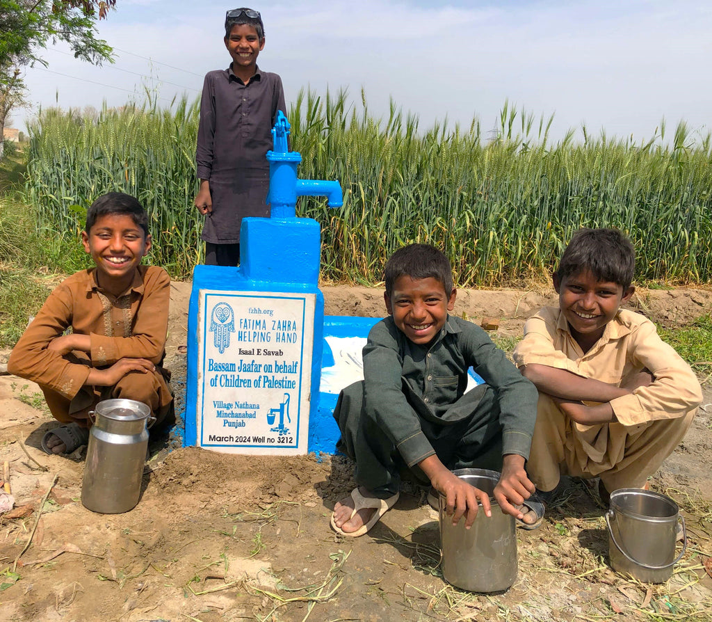 Punjab, Pakistan – Bassam Jaafar on behalf of Children of Palestine – FZHH Water Well# 3212