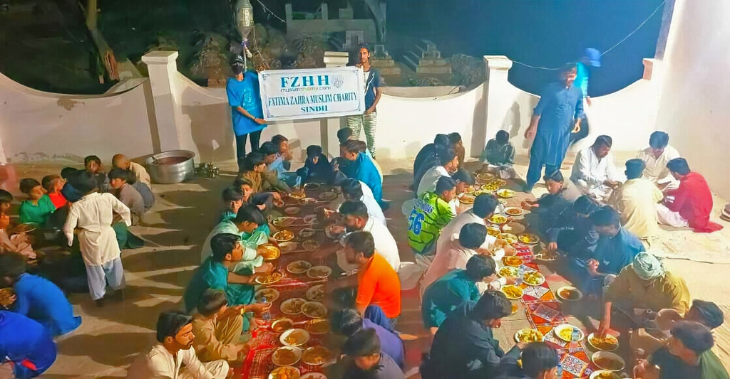 Sindh, Pakistan - Ramadan Day 1 - Participating in Month of Ramadan Appeal Program & Mobile Food Rescue Program by Serving 350+ Complete Iftari Meals with Hot Dinners & Cold Drinks to Beloved Orphans & Less Privileged Families