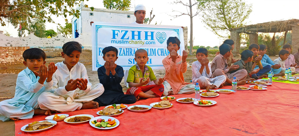 Sindh, Pakistan - Ramadan Day 3- Participating in Month of Ramadan Appeal Program & Mobile Food Rescue Program by Serving 150+ Complete Iftari Meals with Hot Dinners & Cold Drinks to Beloved Orphans & Less Privileged People