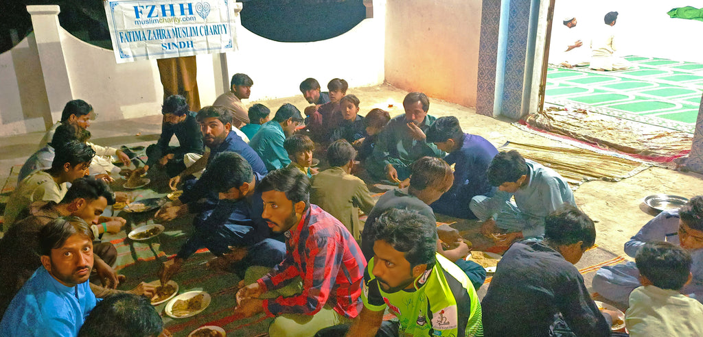 Sindh, Pakistan - Ramadan Day 5 - Participating in Month of Ramadan Appeal Program & Mobile Food Rescue Program by Serving 150+ Complete Iftari Meals with Hot Dinners & Cold Drinks to Beloved Orphans & Less Privileged People