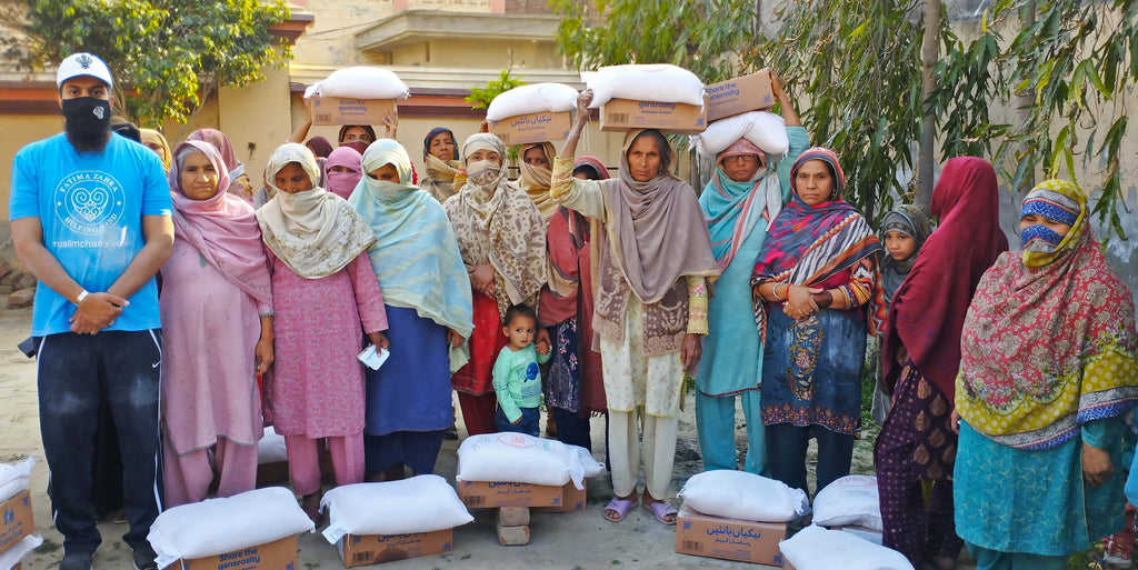 Lahore, Pakistan - Ramadan Program 1 - Participating in Month of Ramadan Appeal Program & Mobile Food Rescue Program by Distributing 30 Day Ramadan Ration Packages to 100+ Less Privileged Families